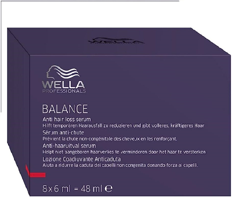 WELLA SYSTEM PROFESSIONAL SPBALANCE ANTI HAIR LOSS SERUM - LOZIONE COADIUVANTE ANTICADUTA 8x6ml