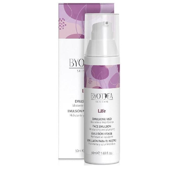 BYOTEA - LIFE - EMULSIONE VISO IDRATANTE E RIMPOLPANTE 50ml