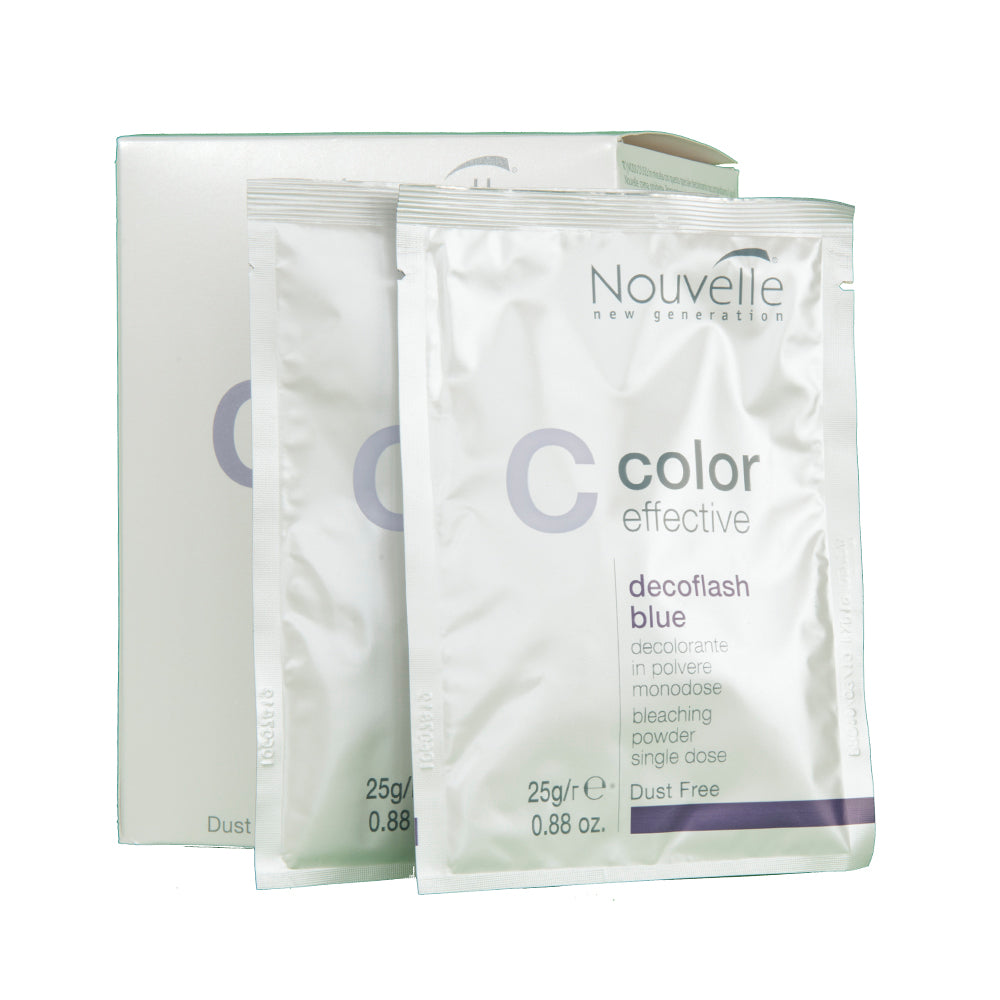 NOUVELLE COLOR EFFECTIVE DECOFLASH BLUE - DECOLORANTE IN POLVERE MONODOSE 25gr