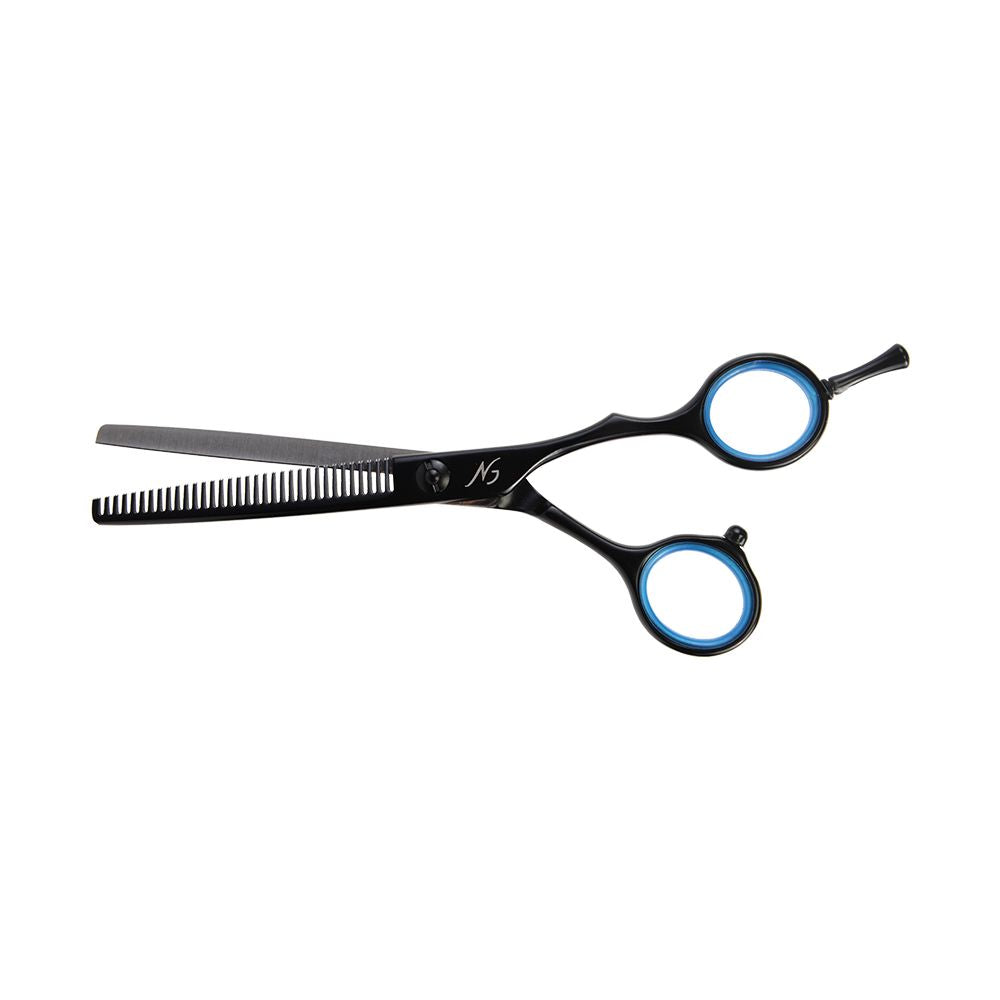 NG NEW GENERATION NG706 BLACK COBALT FORBICI PROFESSIONALI - "MICRODENTATA 34 DENTI SIZE 6,0''