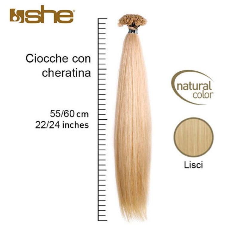 She Hair Extension con Cheratina 55/60cm