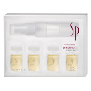 WELLA SYSTEM PROFESSIONAL SP SHINE FINISH FINISHING CARE SOIN DEFINITION 4x8ml