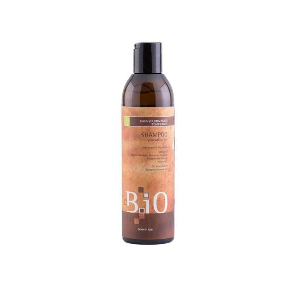 B.IO Shampoo V-Volumizzante e Tonificante per capelli fini