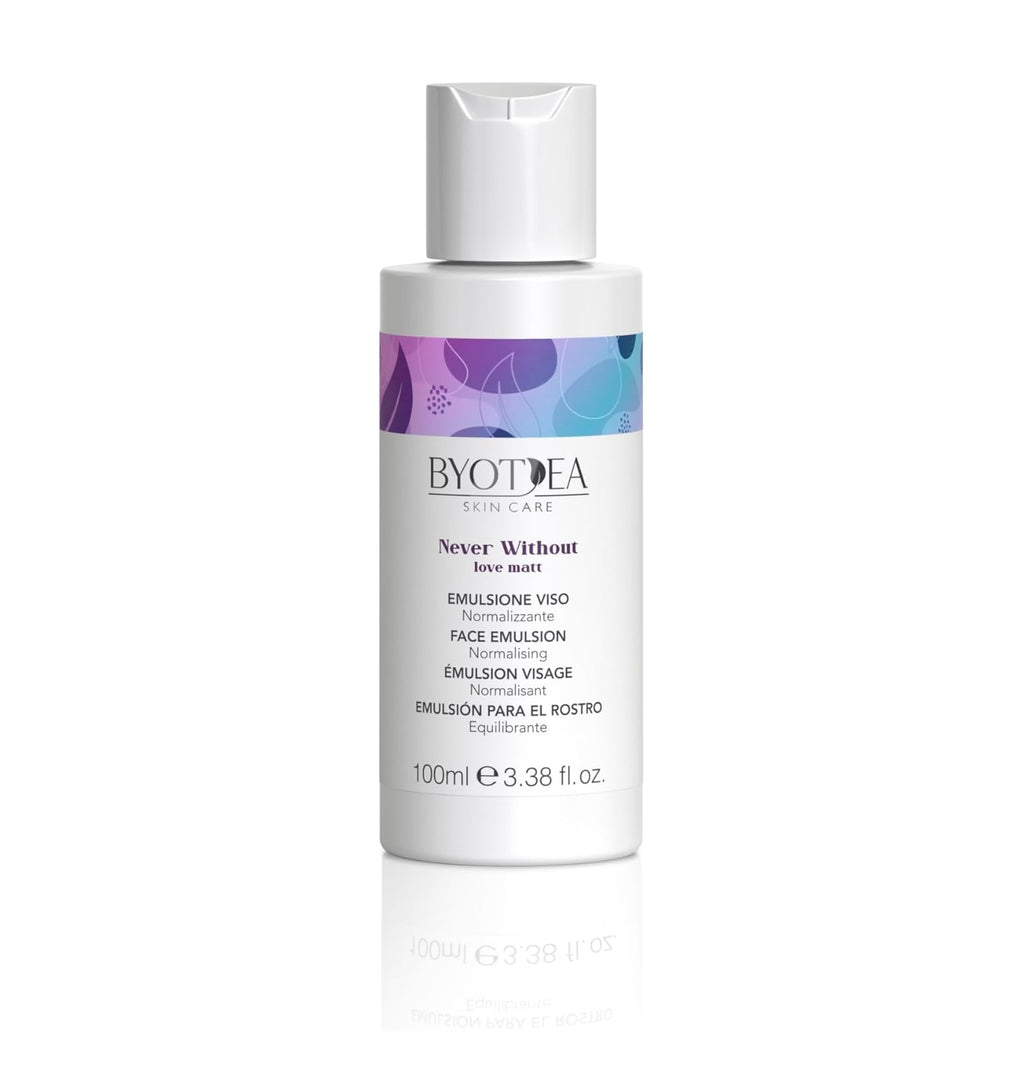 BYOTEA - NEVER WHITOUT love matt - EMULSIONE VISO NORMALIZZANTE 100ml