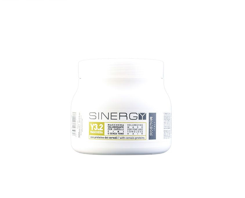 SINERGY COSMETICS Y3.2 MASCHERA VOLUMIZZANTE - Capelli fini e senza tono