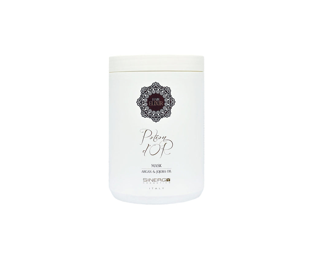 SINERGY COSMETICS POTION D'OR - Maschera con olio di argan e jojoba