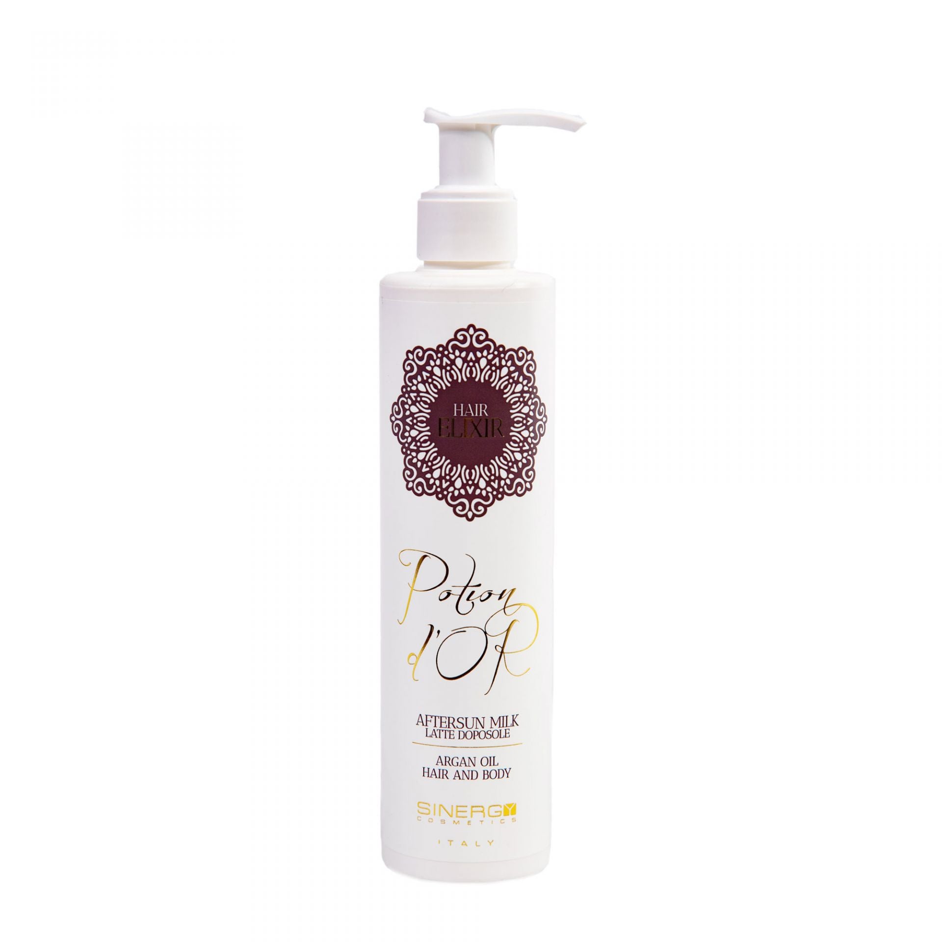 SINERGY COSMETICS POTION D'OR - Latte doposole hair and body 250 ml